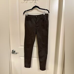 Women's Brown Leather Pants